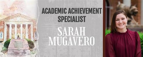 Academic Achievement Specialist Sarah Mugavero